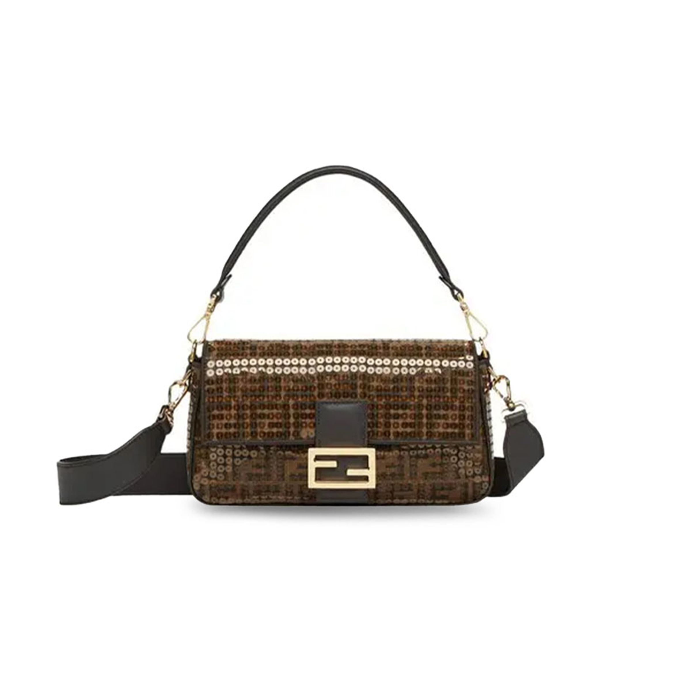 FENDI BAGUETTE SEQUIN BAG (28*15*6cm) 